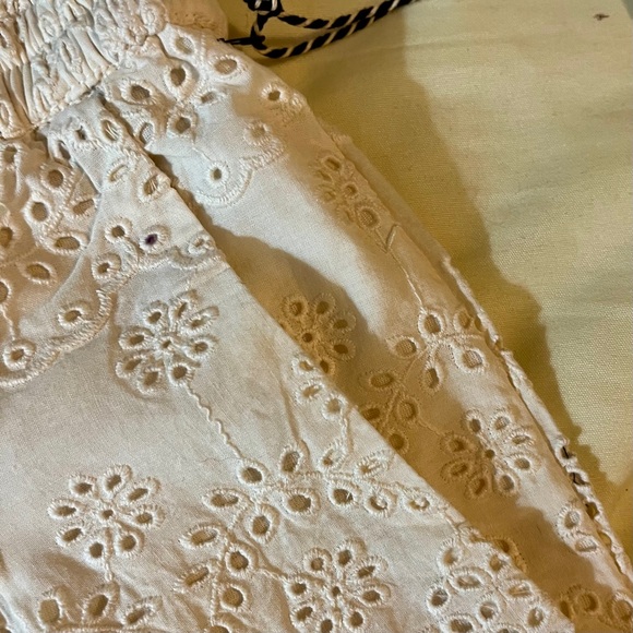 St. Roche Lace Shorts White Cream Elastic New with Tags - Picture 5 of 16